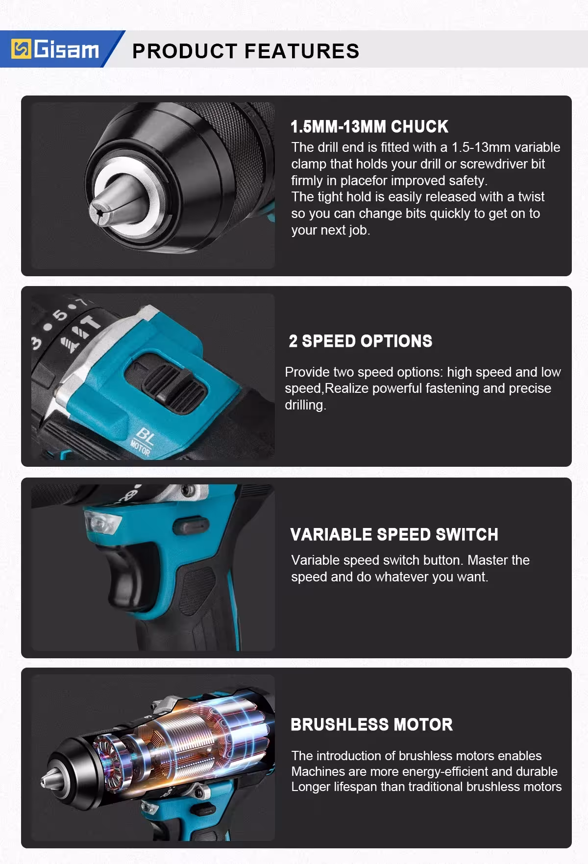 perceuse électrique sans fil Makita