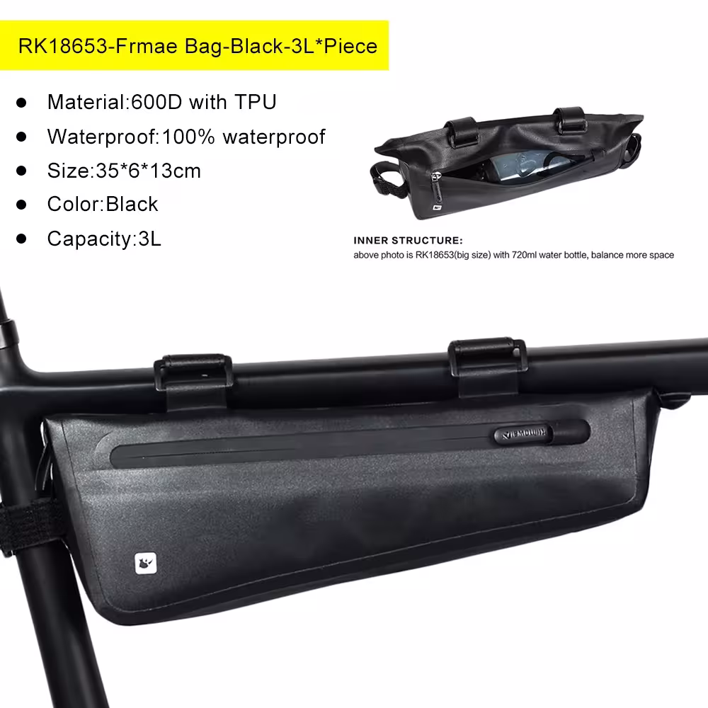 borsa per bici impermeabile