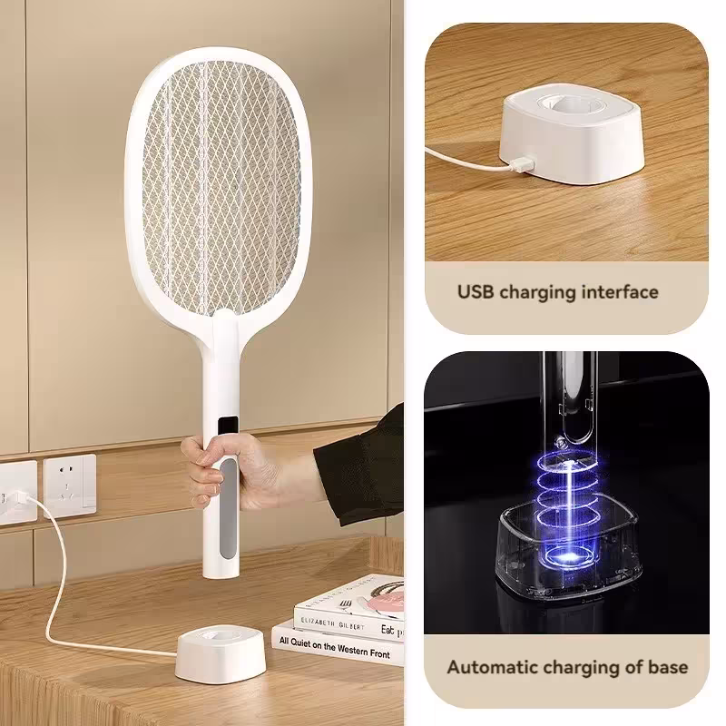 raquette électrique anti-moustiques 4000V