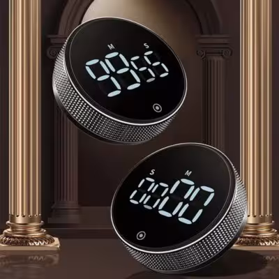 Dinrgo Magnetic Digital Kitchen Timer with Countdown and Countup