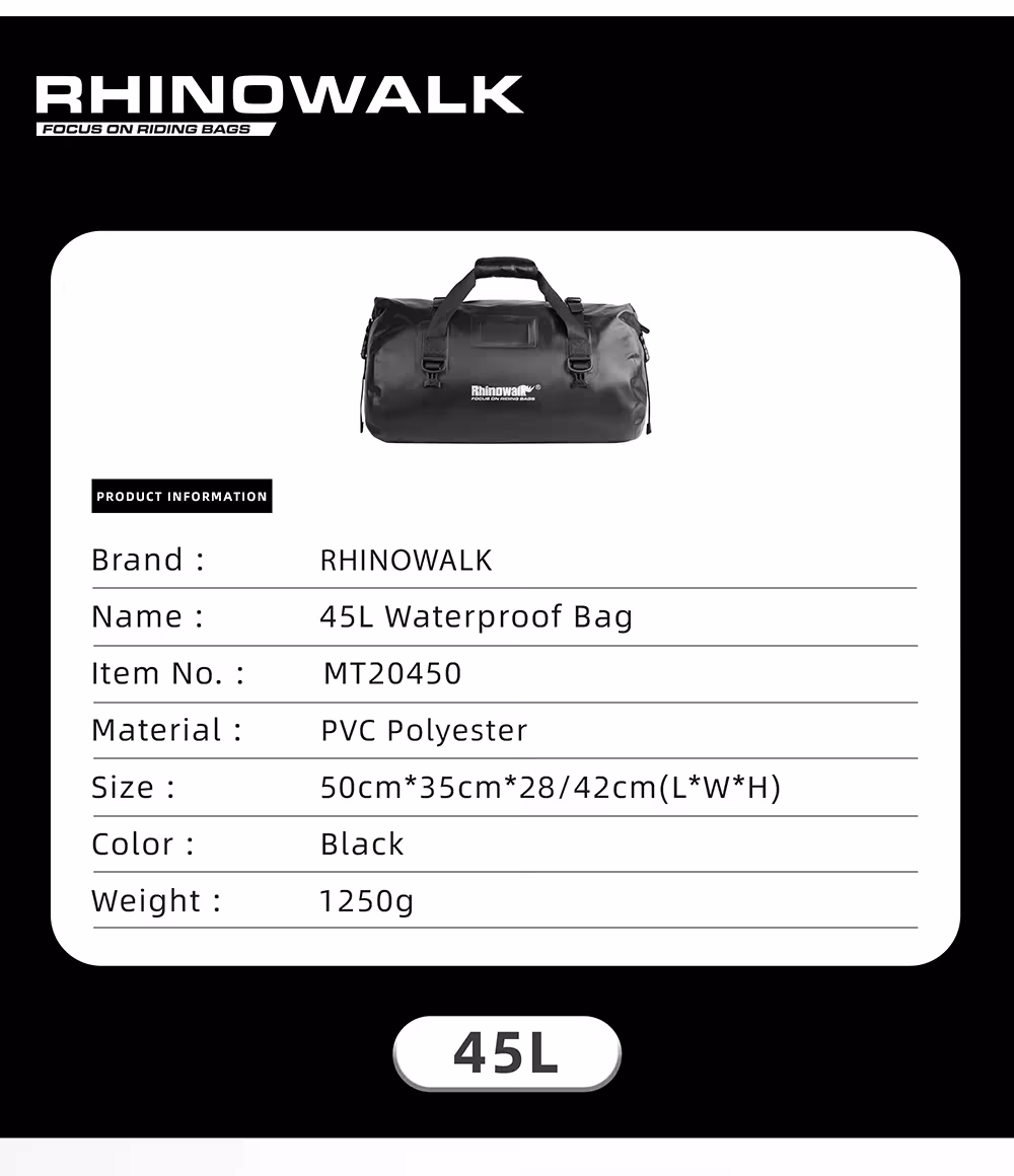 motorcycle seat bag
