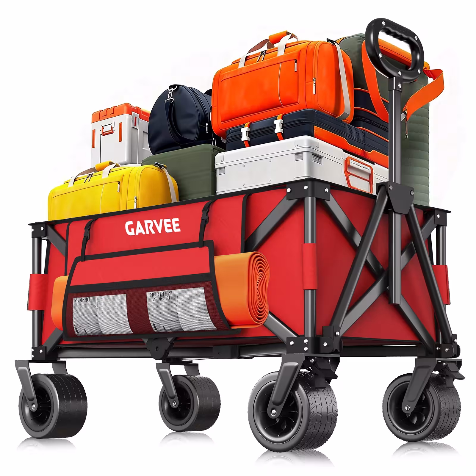 chariot de plage pliable