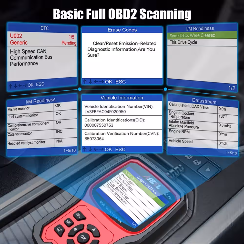 Escáner OBD2 para VW Audi