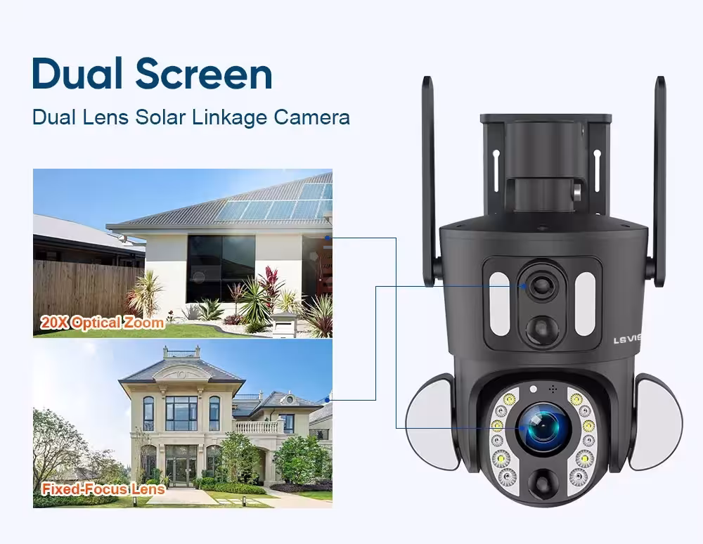 solar-powered security camera