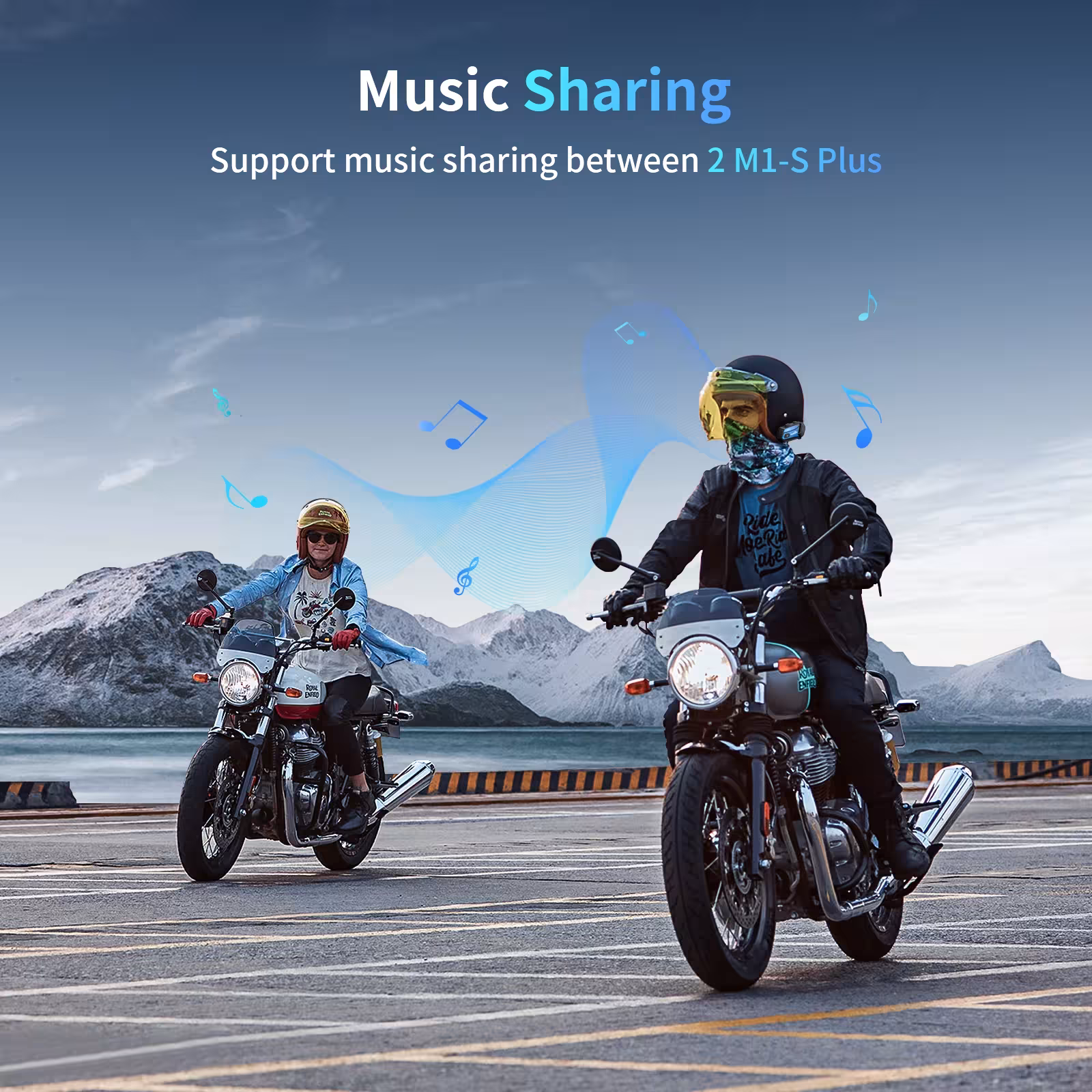 motociklų šalmo Bluetooth ausines