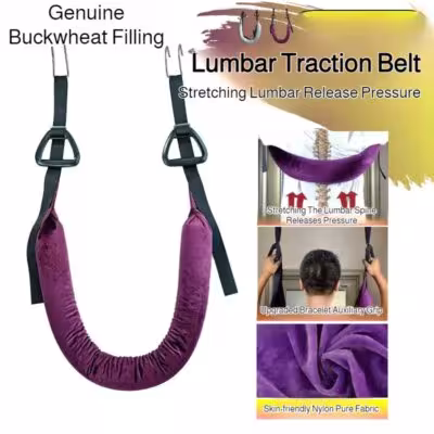 Back traction belt horizontal bar spinal extension traction belt