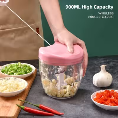 Tritatutto elettrico per verdure 500/900ML ricarica USB trita carne