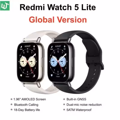 Xiaomi Redmi Watch 5 Lite 1.96 AMOLED Smartwatch 18 Days Battery