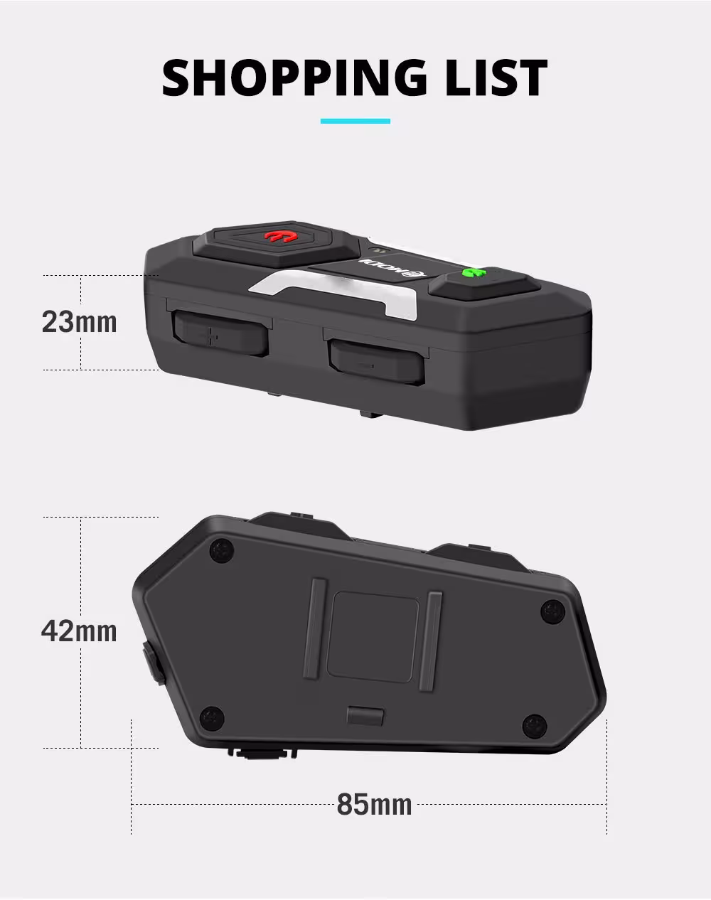 motorcycle helmet intercom