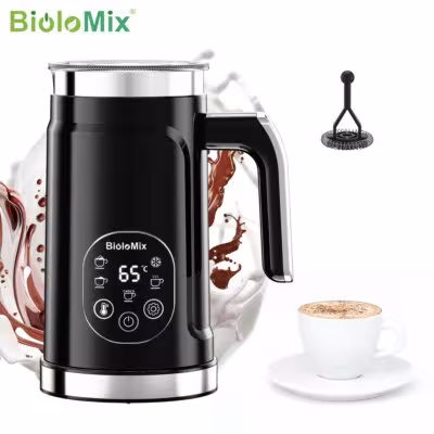 BioloMix 5-in-1 pieno šildytuvas ir putų gamintojas su LED ekranu