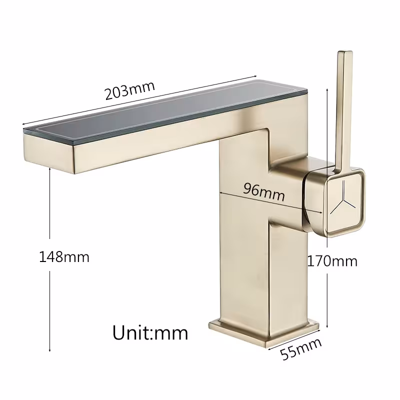 digital bathroom faucet screen