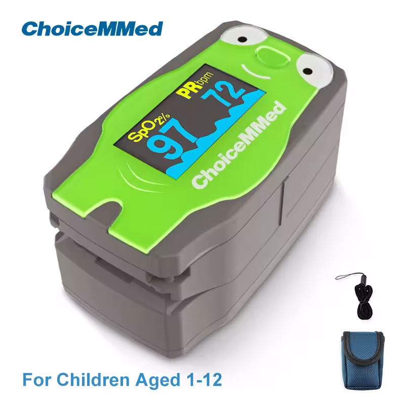 Oxímetro infantil ChoiceMMed, saturación de oxígeno en sangre, pantalla OLED