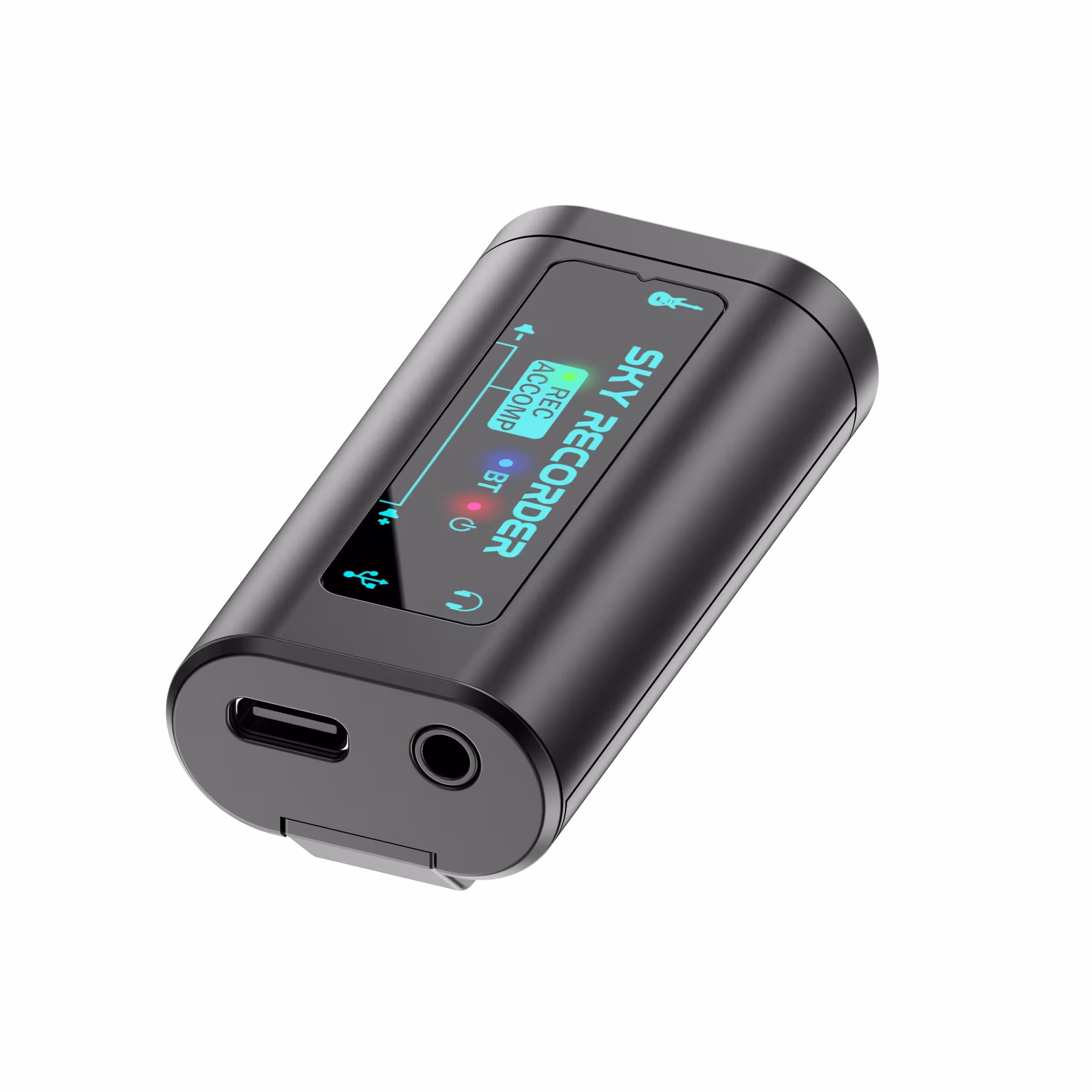 Portable HD Audio Interface USB-C Cable for Guitar Recording Broadcasting