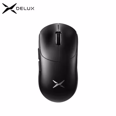 Souris de jeu sans fil Delux M400 24000DPI 1KHz Polling Rate