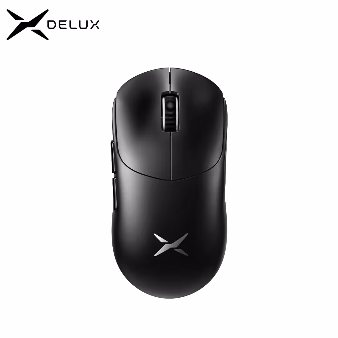 Ratón inalámbrico para juegos Delux M400, 24000 DPI, tasa de sondeo de 1 kHz.