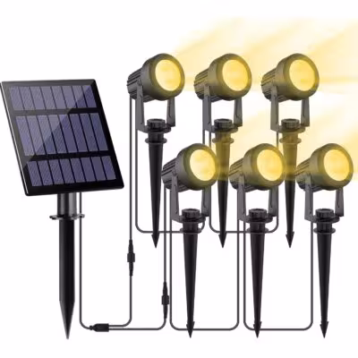 Solar LED Leuchte mit RGB Farbe