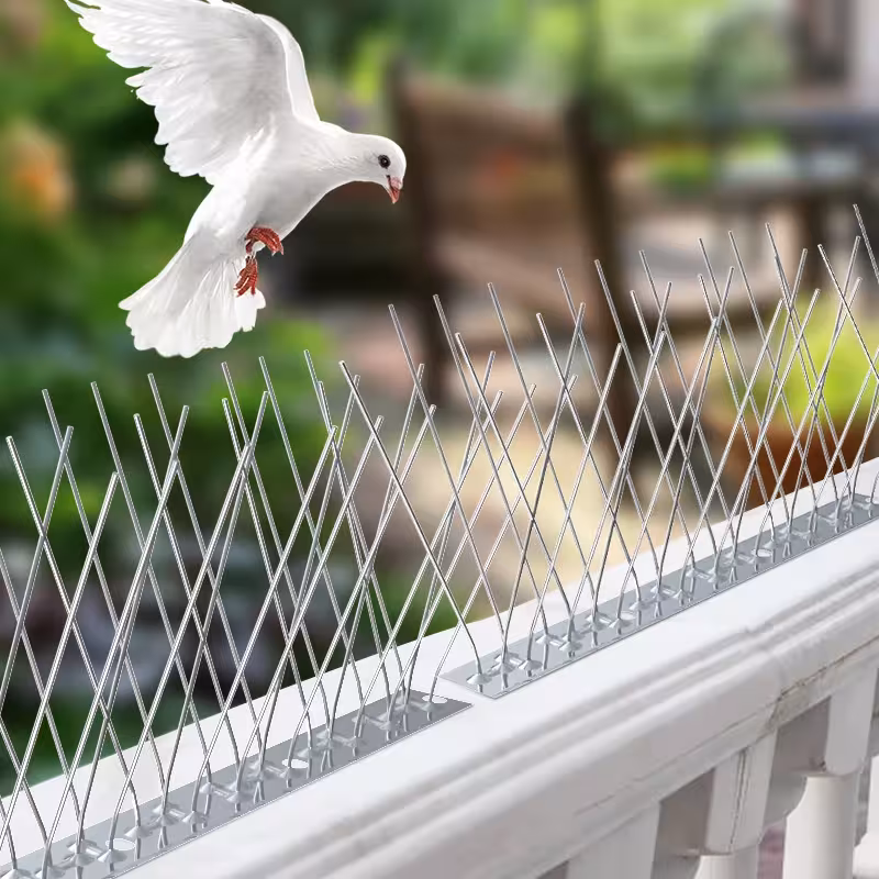Paukščių atbaidymo špigai nuo balandžių lauko apsauga sodo reikmenys