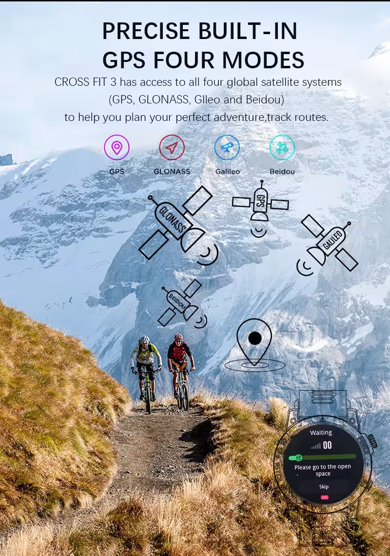 Reloj GPS inteligente para hombres