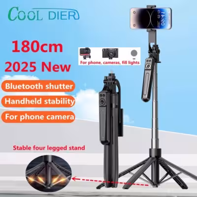 COOL DIER Bluetooth Selfie Stick Trikojis Nuotolinis Valdiklis Telefonui