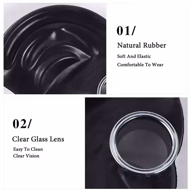 maschera del respiratore del gas