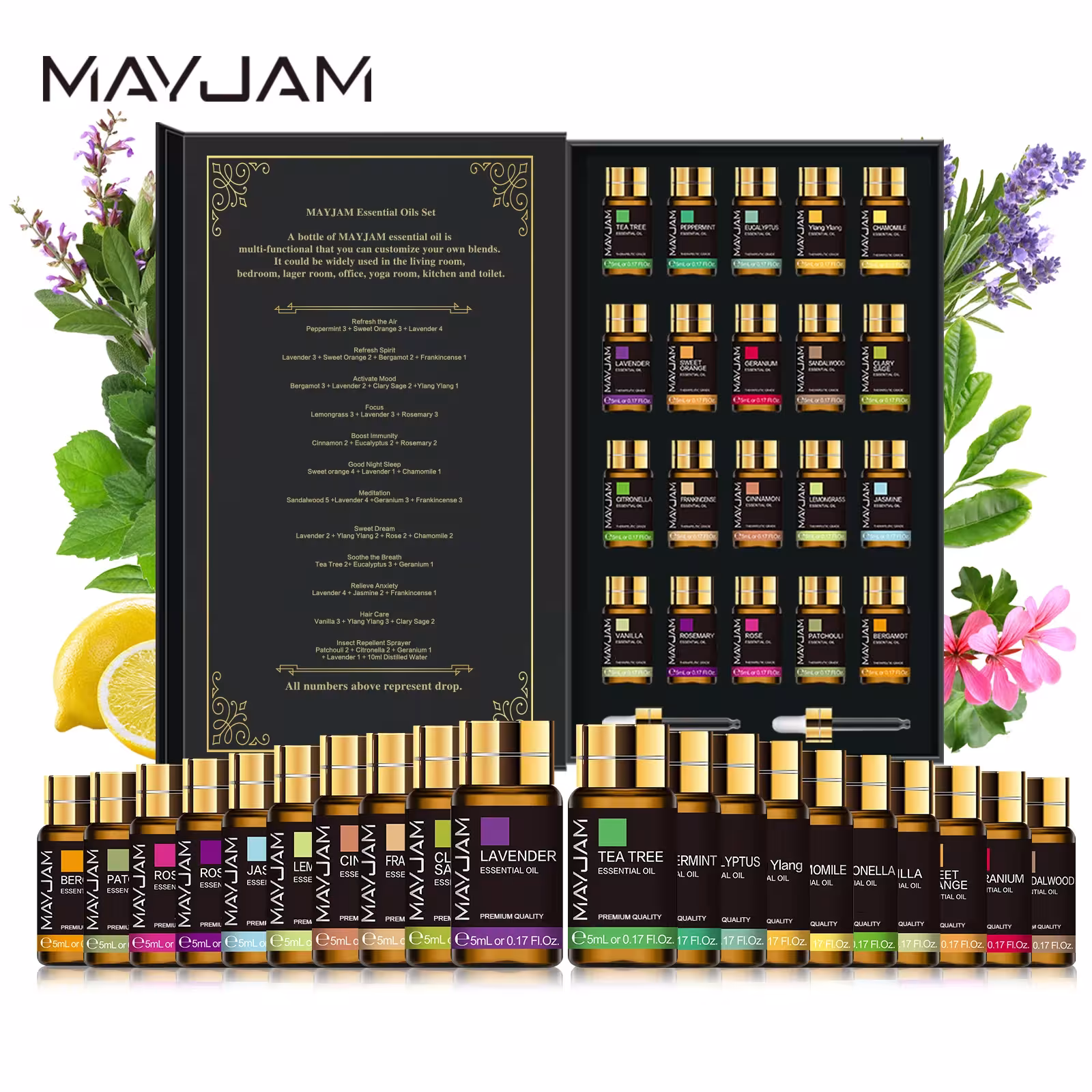 aceite esencial conjunto 20 piezas