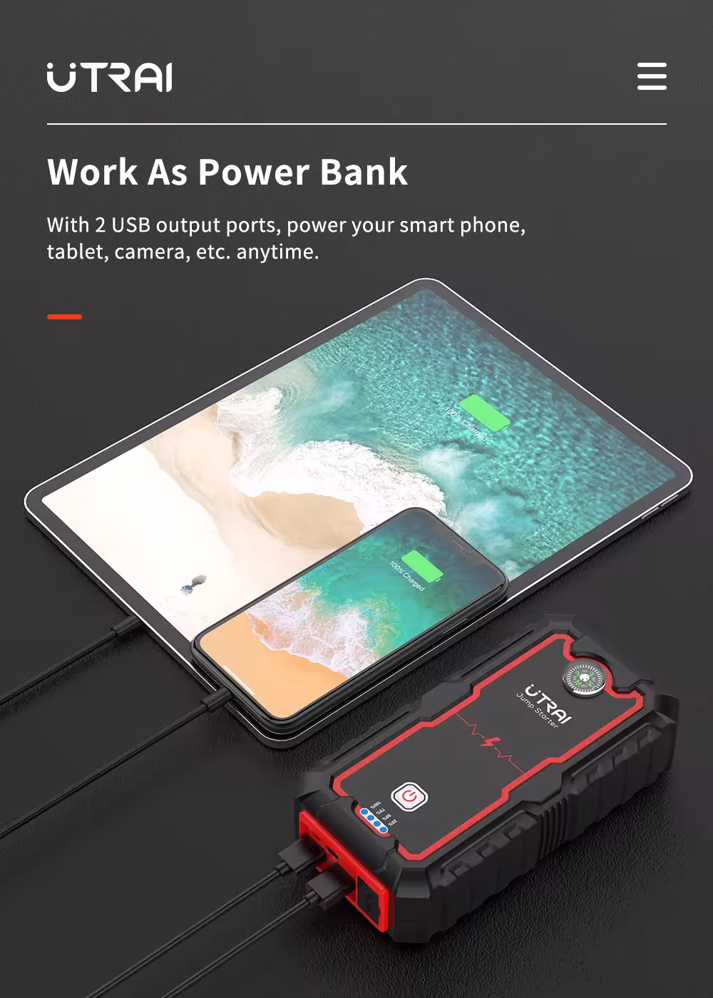 automobilio paleidimo įrenginys 2000A