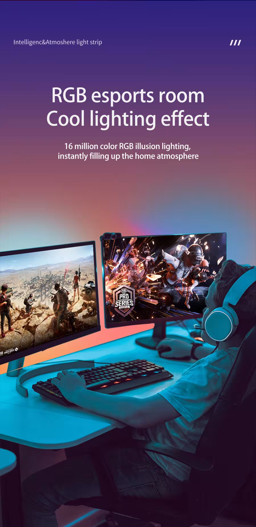 tira LED gaming