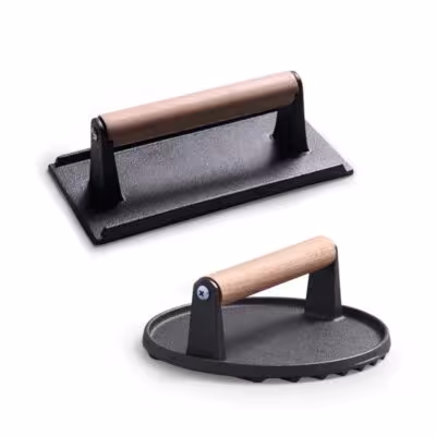 Ketous meat pressing tool with handle