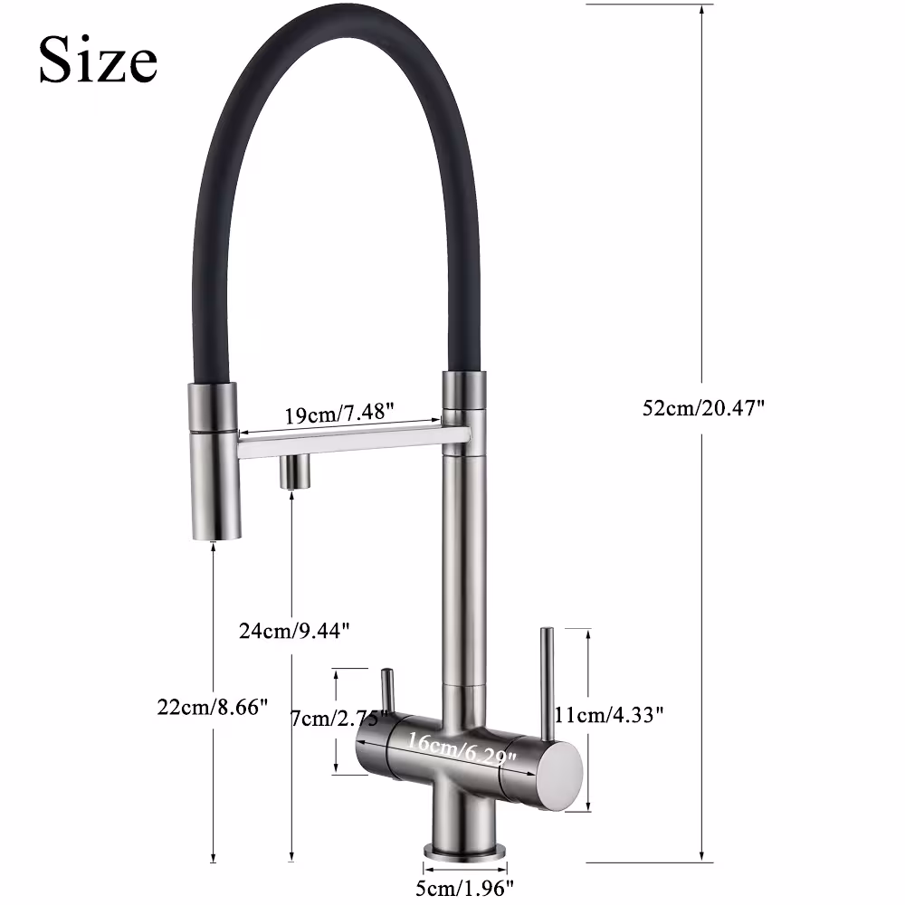 kitchen faucet with filter