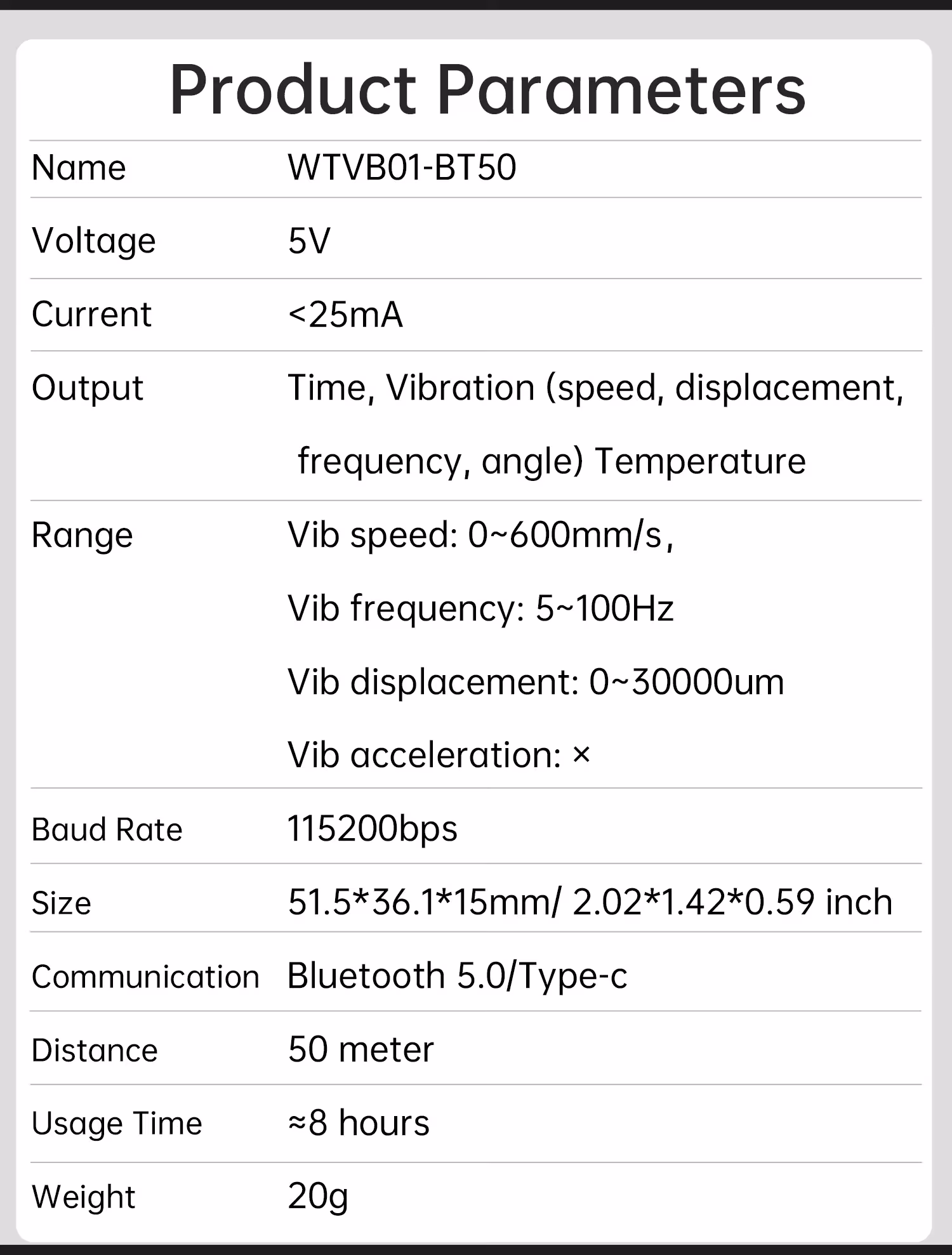 vibracijos jutiklis Bluetooth