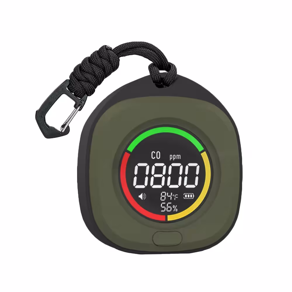 FMAi K5 CO ir CO2 detektorius su LED ekranu ir žadintuvu