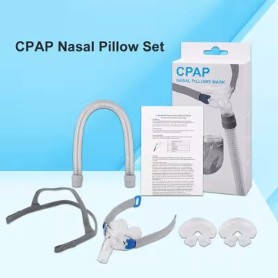 Masque de coussin nasal CPAP masque universel d'apnée du sommeil avec sangle S / M / L