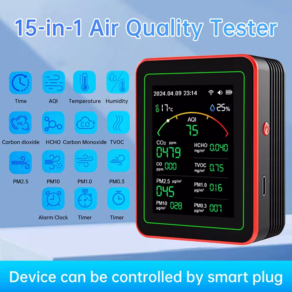 moniteur de qualité de l'air WiFi