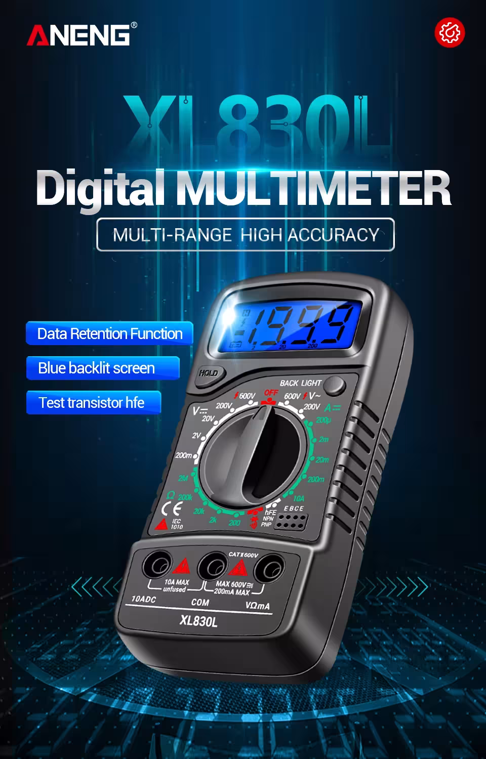 multimètre numérique pour automobile