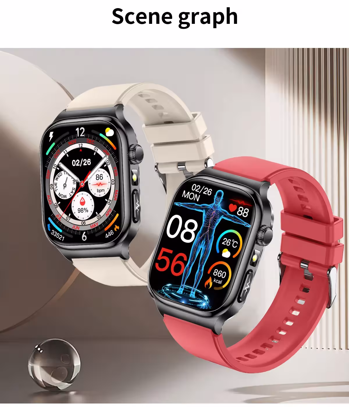 relojes inteligentes con sensores de seguimiento de la salud