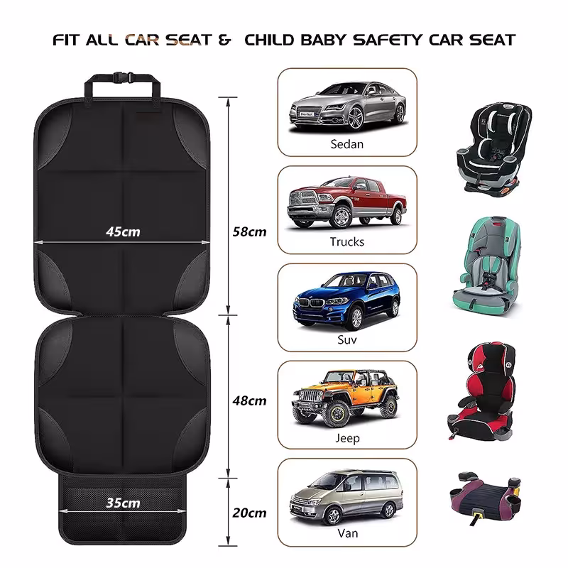 protección del asiento del coche para el niño