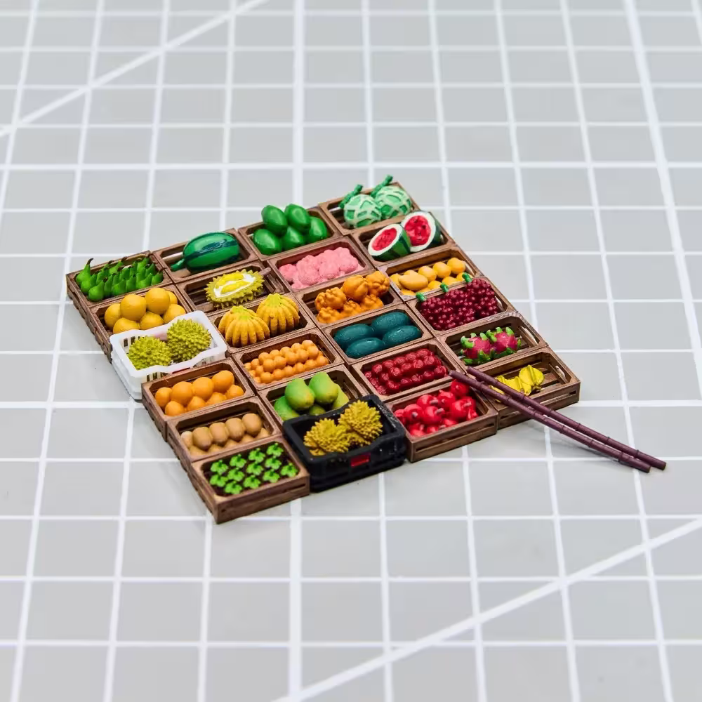présentoir à fruits échelle 1/64