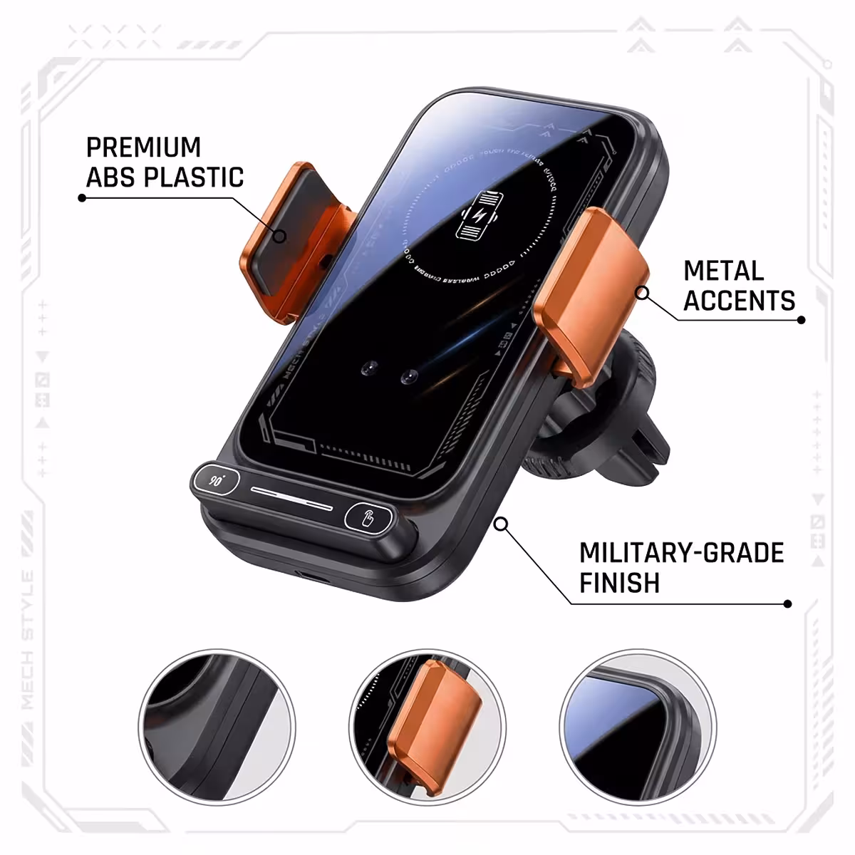 wireless car phone holder