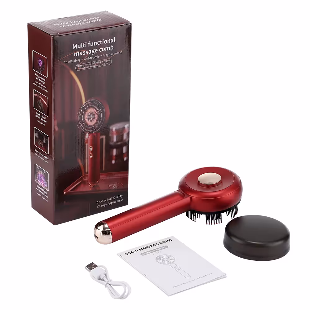 pettine di massaggio elettrico per capelli