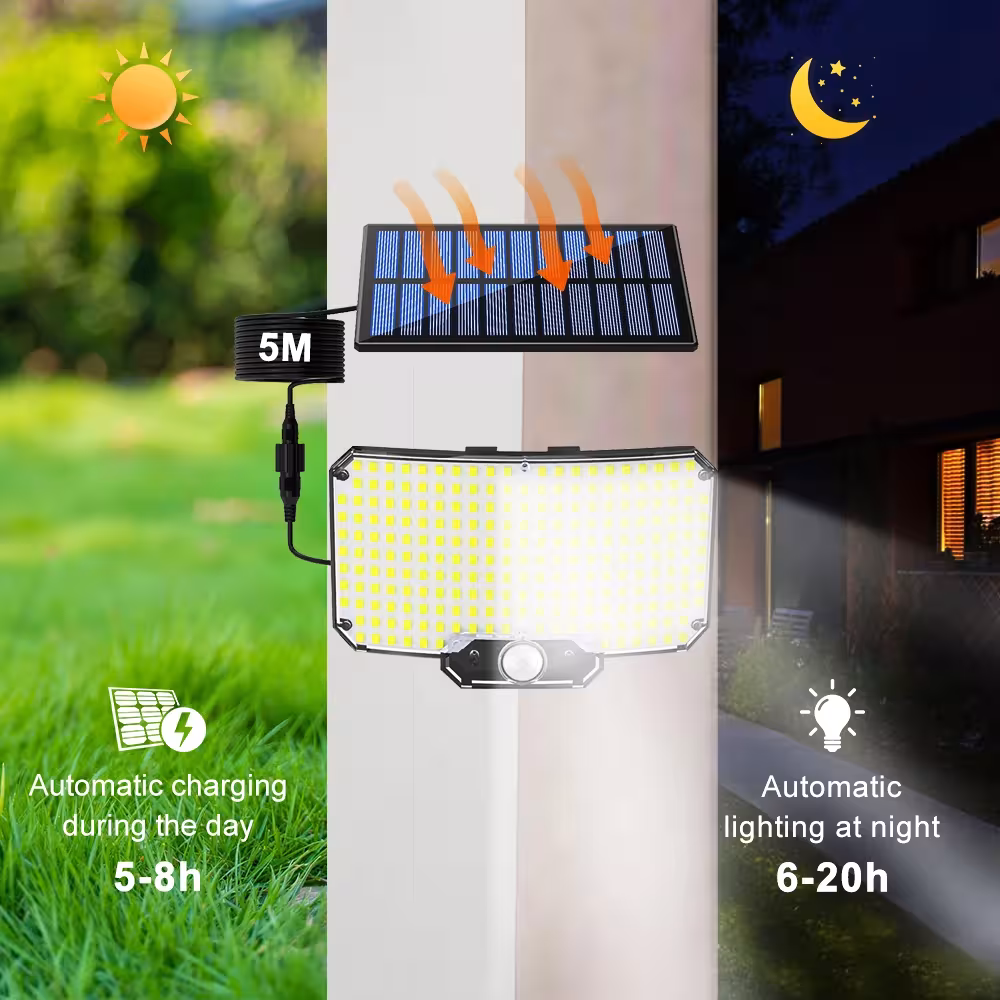 Solar powered outdoor light