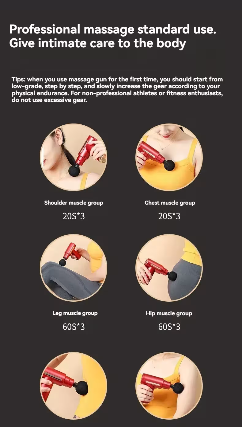 pistolet de massage des fascias