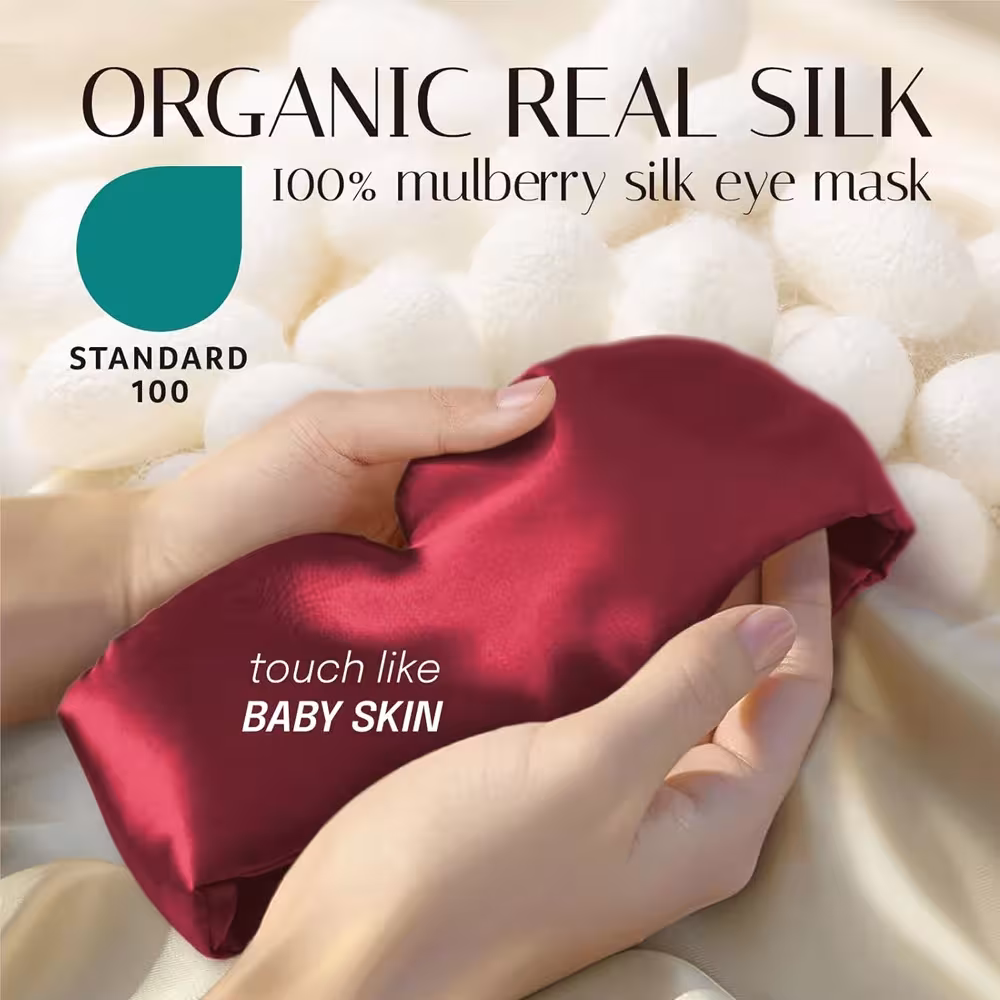 Mulberry silk miego kaukė