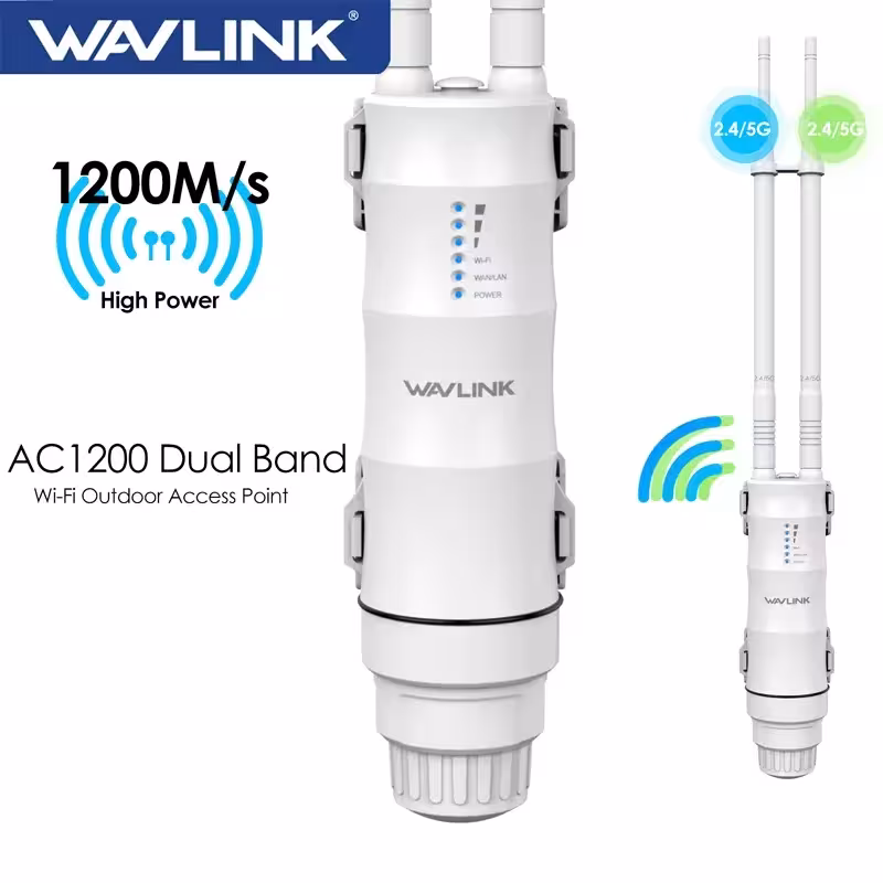 WAVLINK IP67 Sin riego WiFi exterior Router 300 Mbps PoE