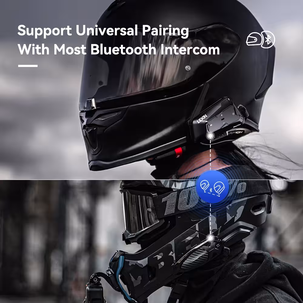 motorcycle intercom helmet