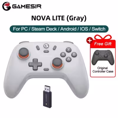 GameSir Nova Lite Wireless Game Controller PC Switch iOS Android with Hall Effect Sticks