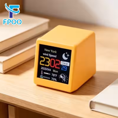 Horloge météo WiFi intelligente avec indice d'humidité