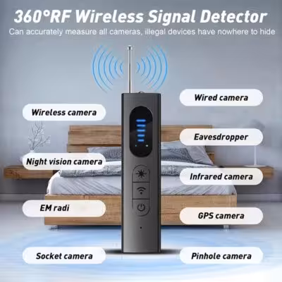 Detector de cámara oculta anti spyonage GPS rastreador de señal de radio
