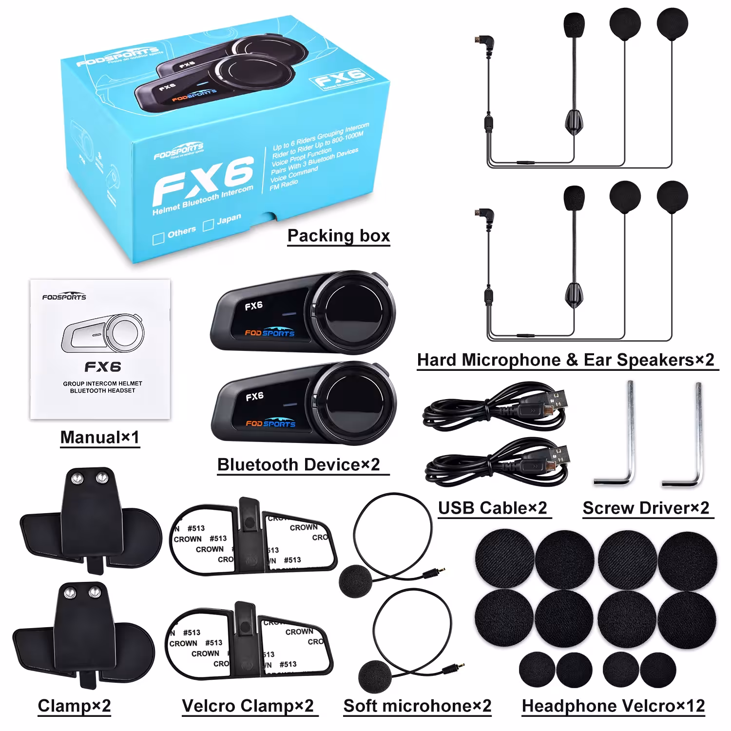 motorcycle intercom Bluetooth