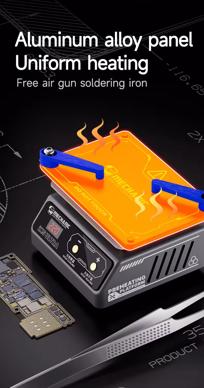 motherboard heating platform