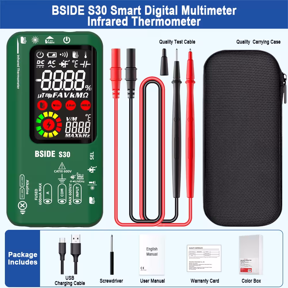 digital multi-meter temperature